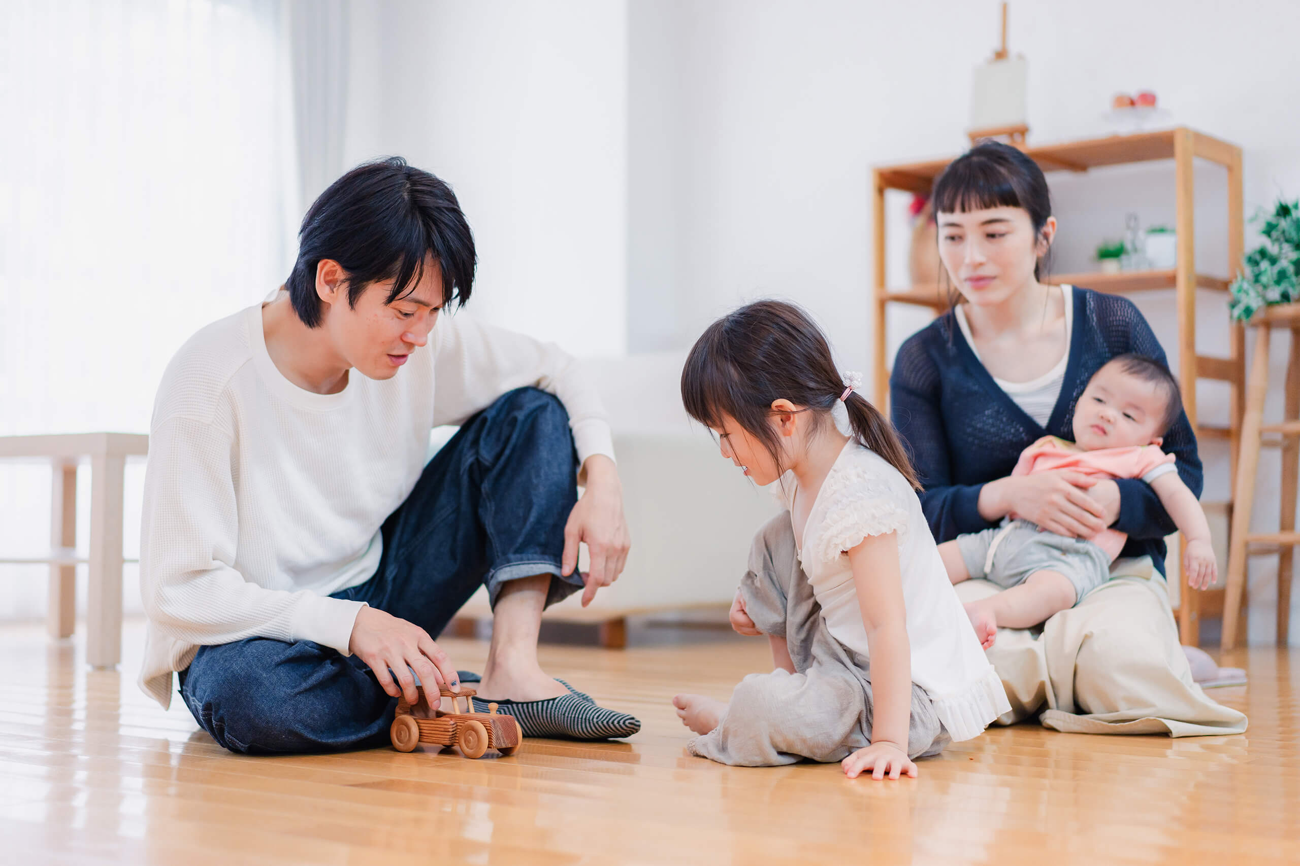 リビングを家族が自然と集まる空間に