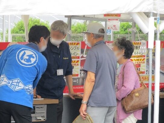 展示会の様子